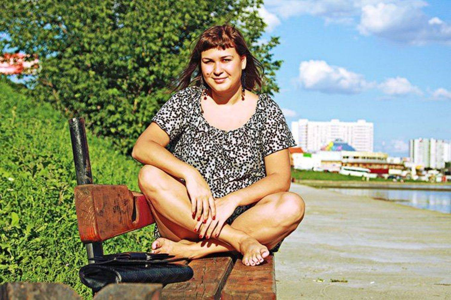 jane, пруд, лавочка, Антон Абрамов