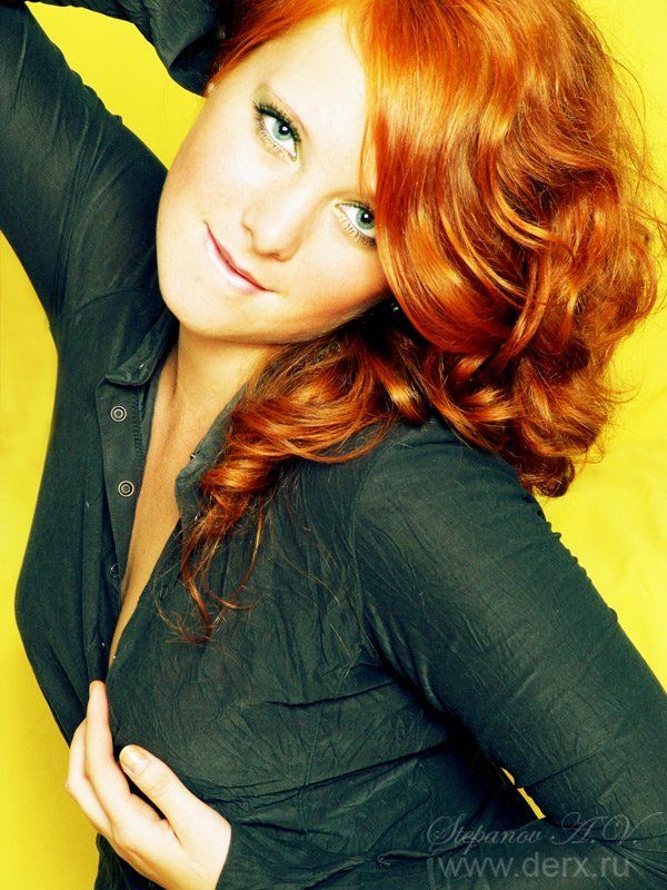 рыжая портрет рыжая фото превью