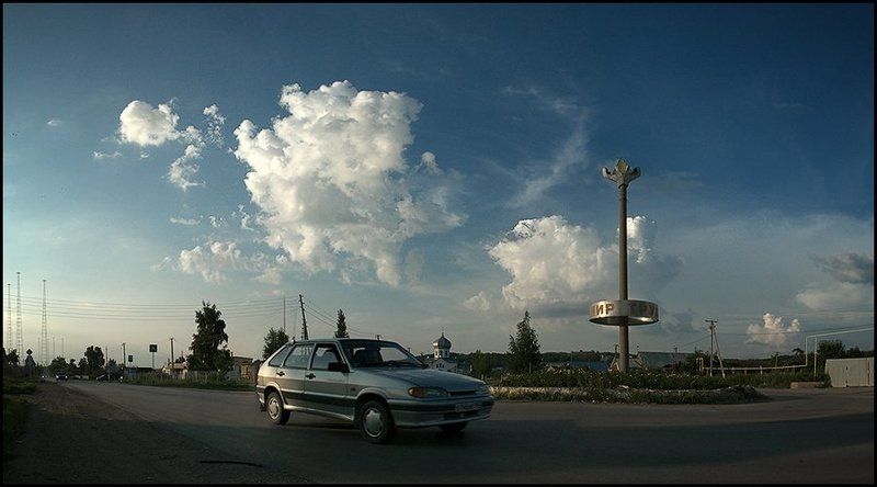 ваз, облако Вечером фото превью