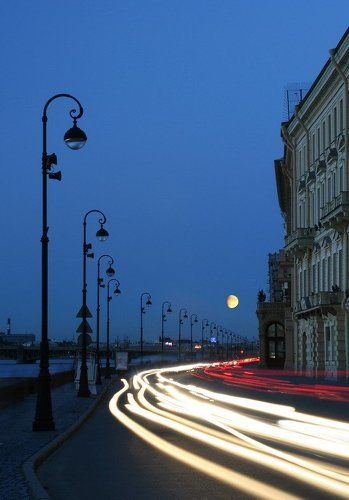 Огни вечернего Питера