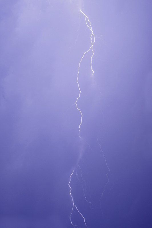 ночь, небо, гроза, молния, стихия  фото превью