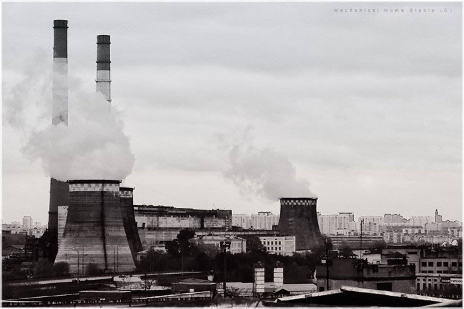 индустриализация, тэц, трубы, Сборщик