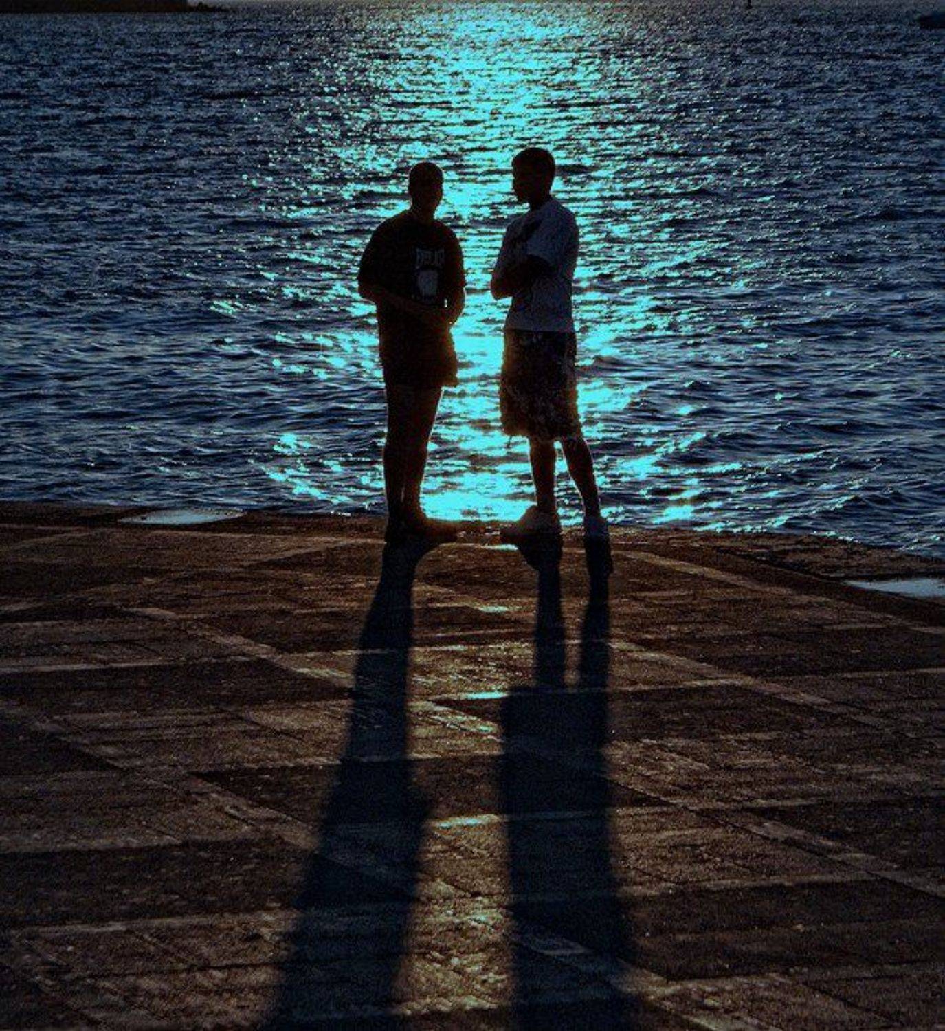 тень , море , вечер, Safronoff Andrew