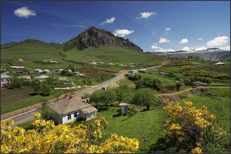 кавказ, горы, мара, пейзаж, поселок Нижняя Мара фото превью