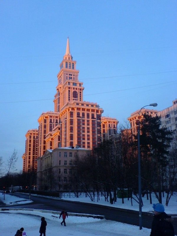 москва.зима.солнце.мгновение День был солнечный и зимний фото превью