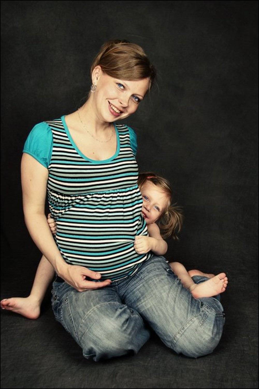 мама, дочка, женщина, девочка, ребенок, семья, портрет, Дмитрий Шамин