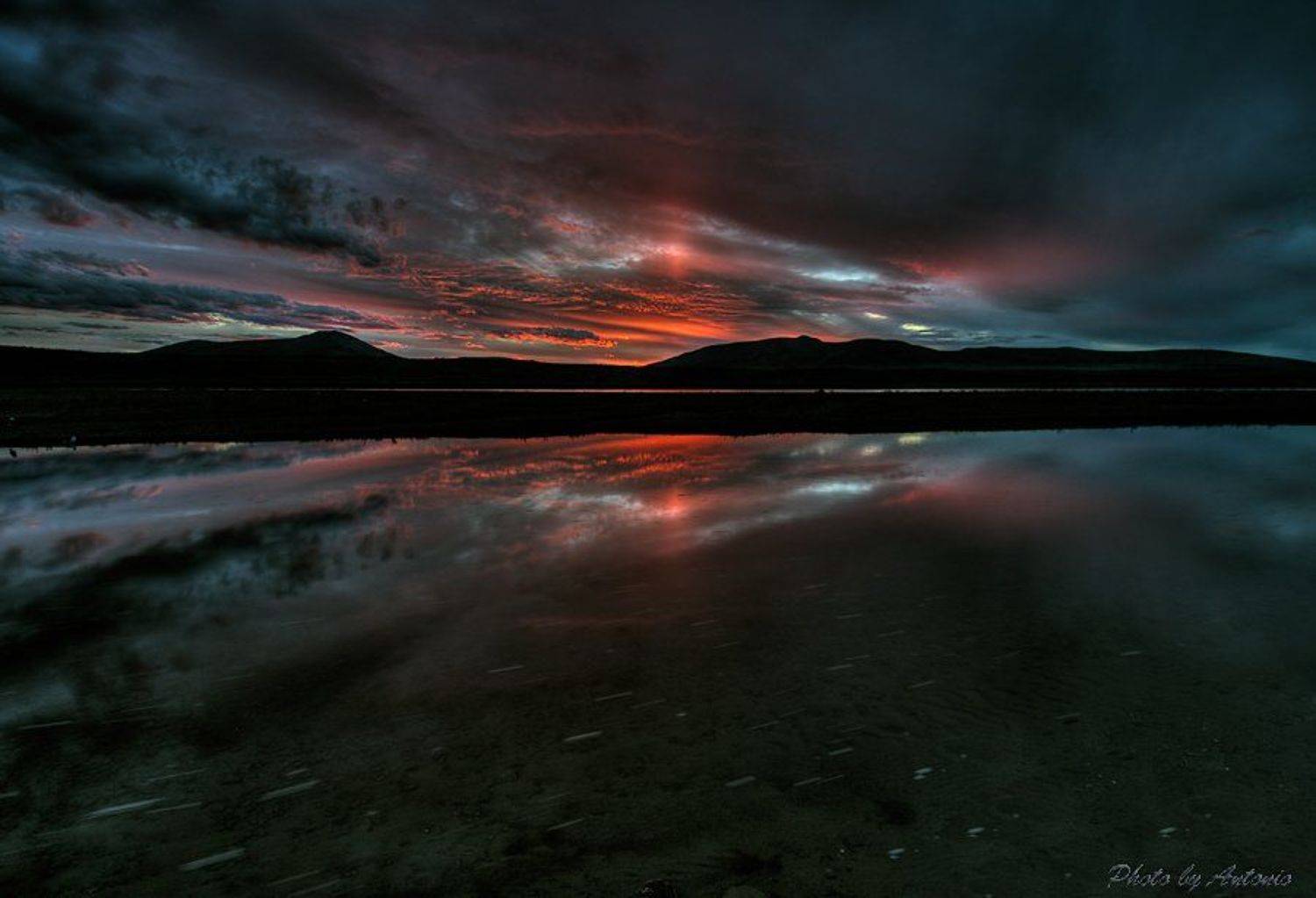 магадан, колыма, вечер, арестова, гижига, пейзаж, облака, вечер, закат, antonio