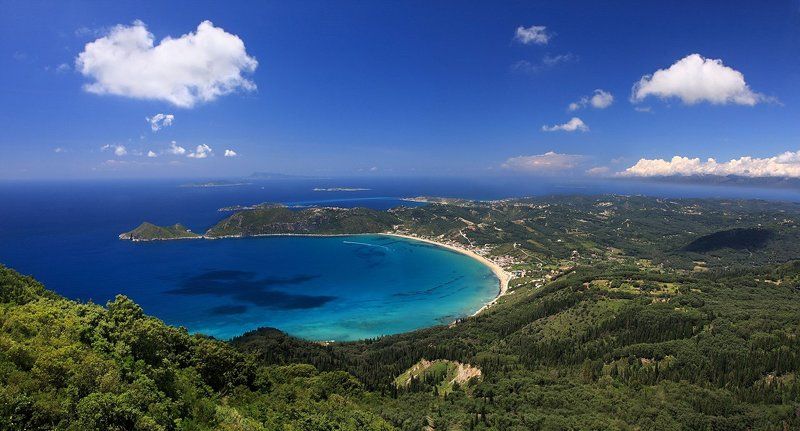 corfu, панорама Про утонувшее облако фото превью