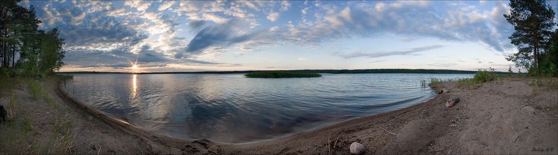 карелия, ладога Северная-закатная (repost) фото превью