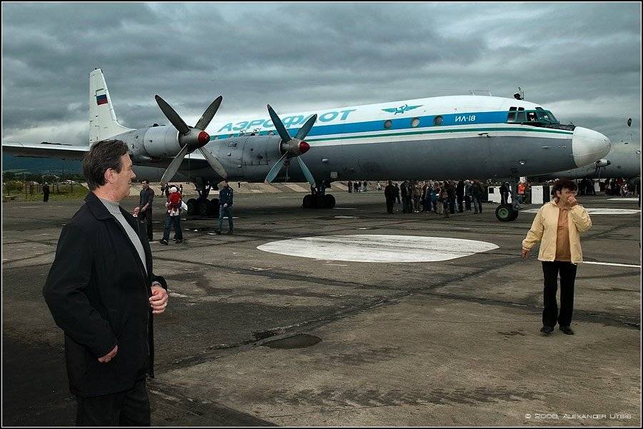 самолет,лайнер,ил-18,аэрофлот, Александр Лицис