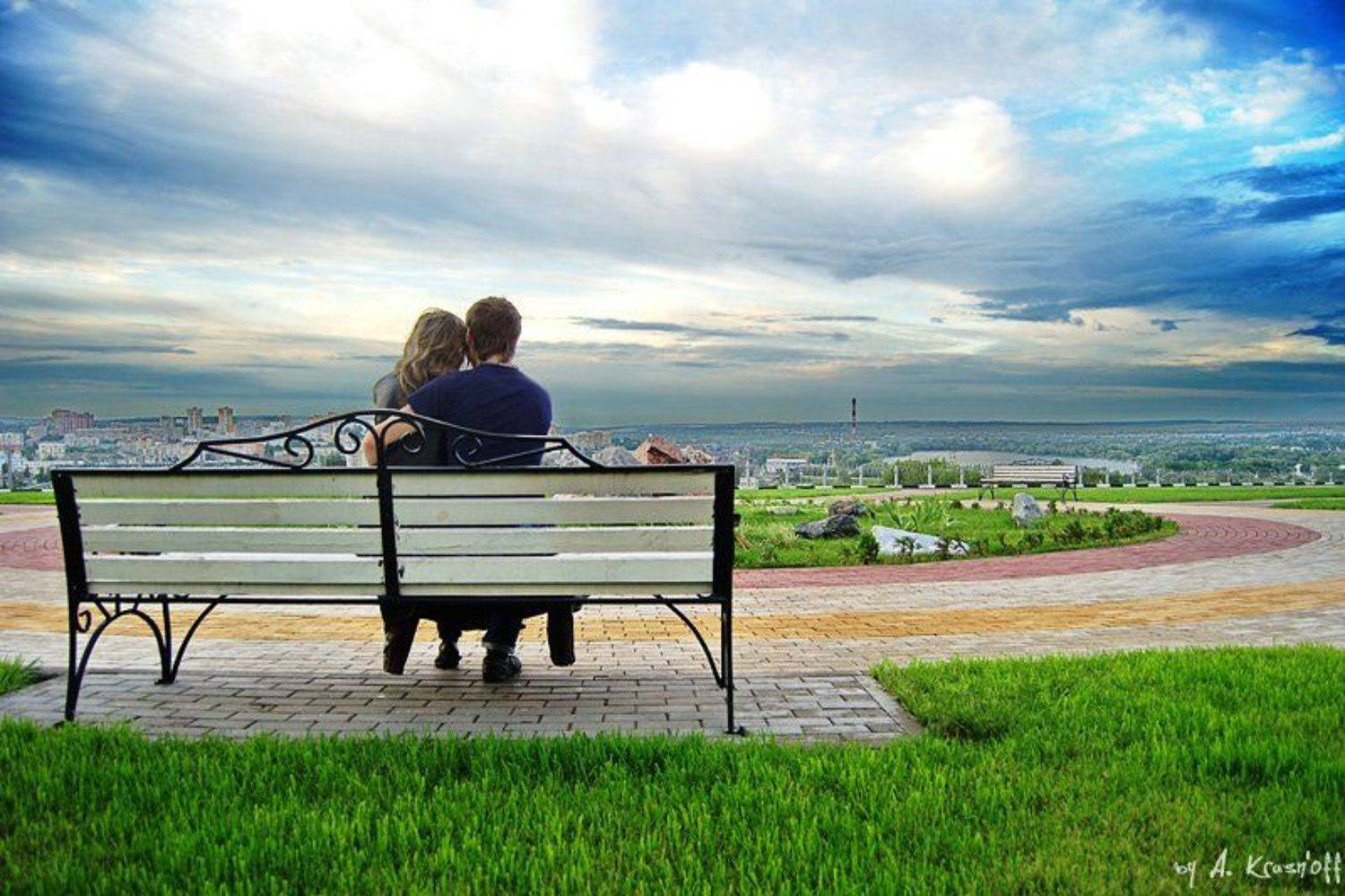 девушка, парень, любовь, вместе, A.Krasnoff