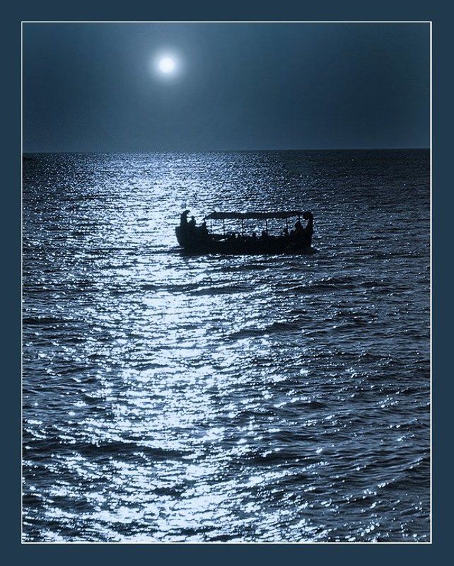 море , крым Лунный день фото превью