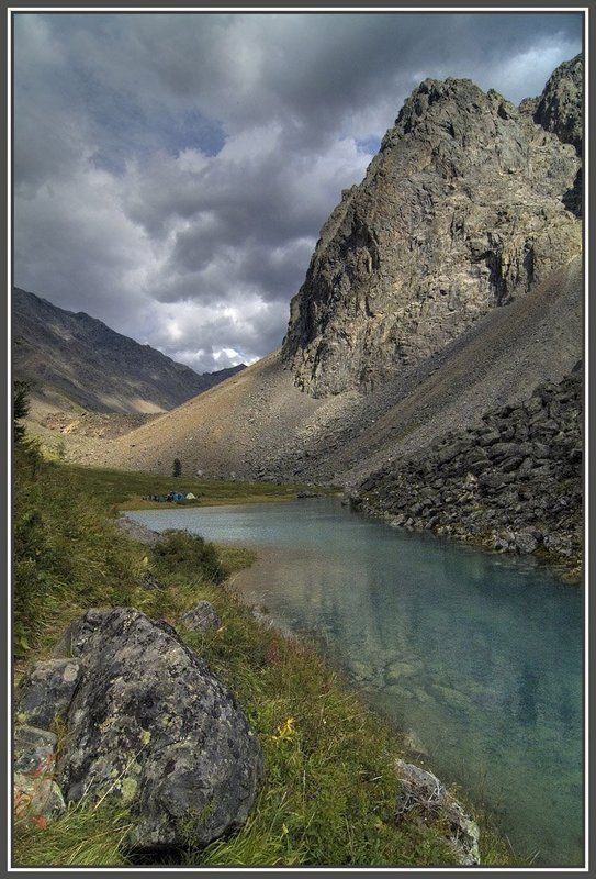 горы , реки , озера Дорога на перевал фото превью