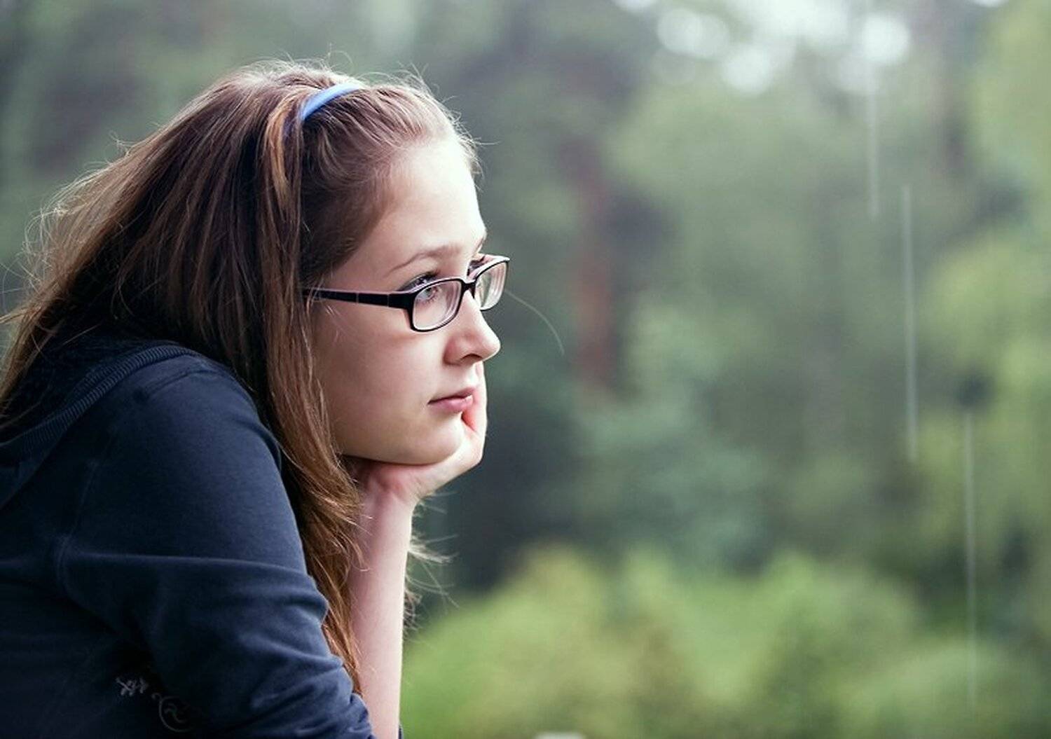 девушка,дождь, Ольга Новикова