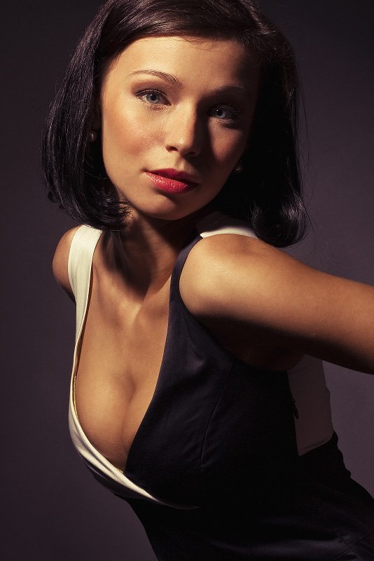 девушка, портрет, цвет, глаза, цифра *** фото превью