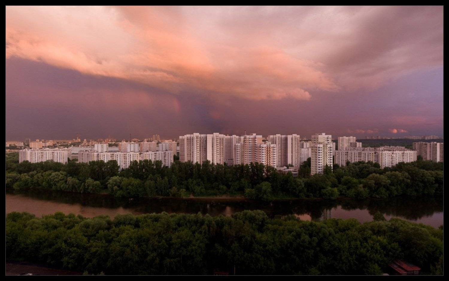 москва, река, июнь, город, Алексей Самарин