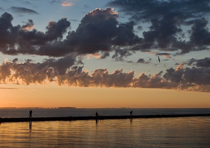 куршская коса, нида Утрение миражи... фото превью