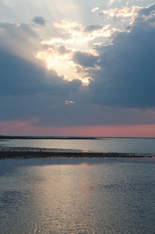 закат Закат на Тендре фото превью