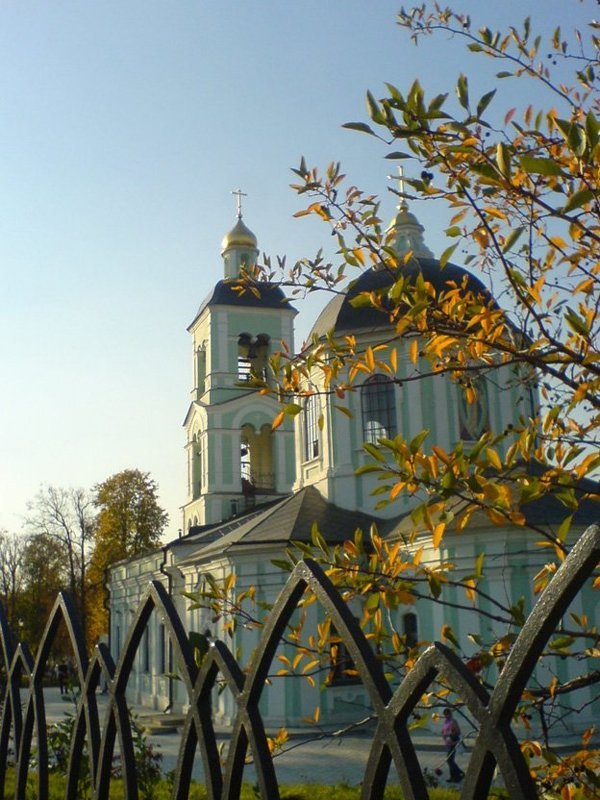 сентябрь.церковь.вечер.царицыно Сентябрь фото превью