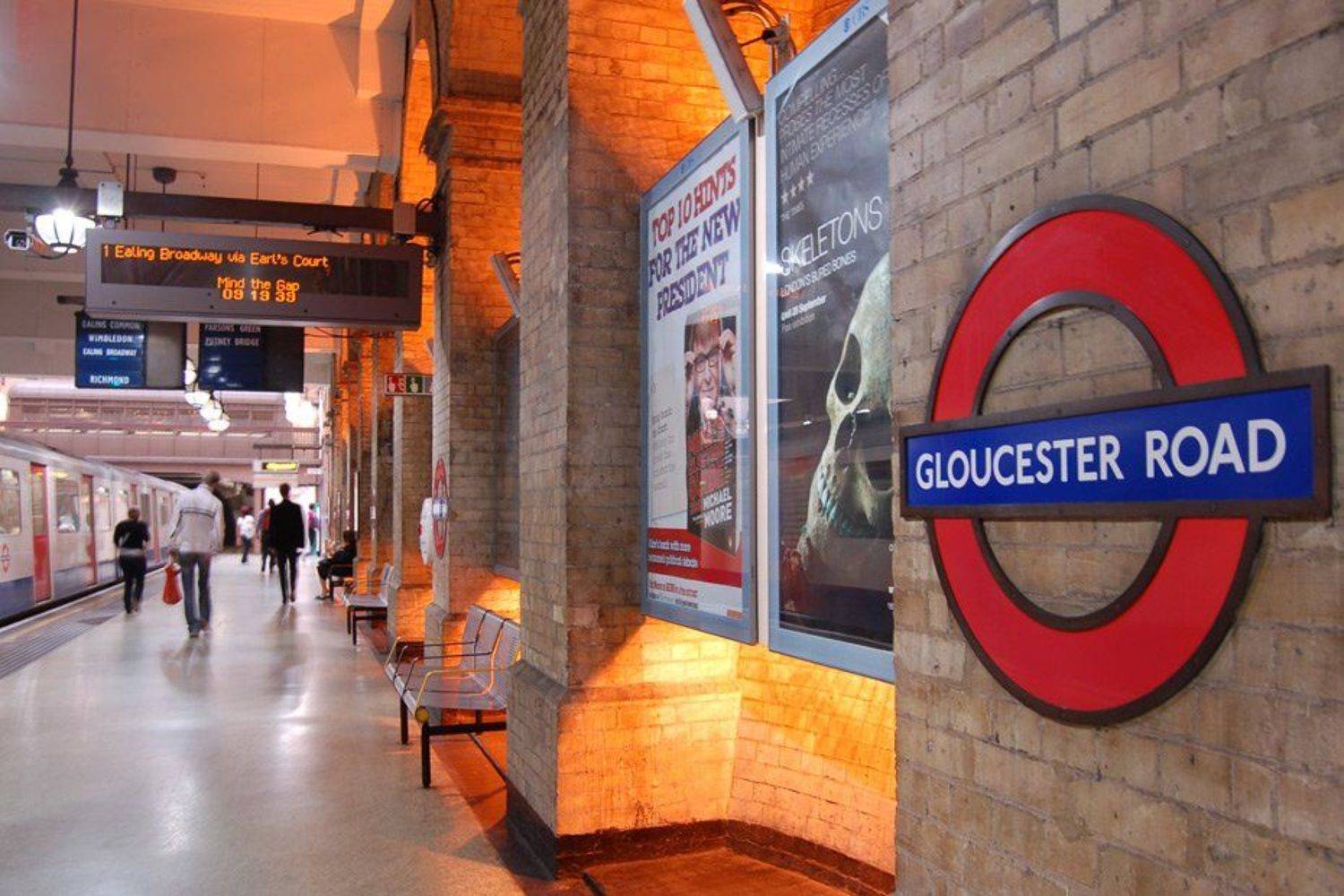 лондон, gloucester road, underground, метро, станция, sevat