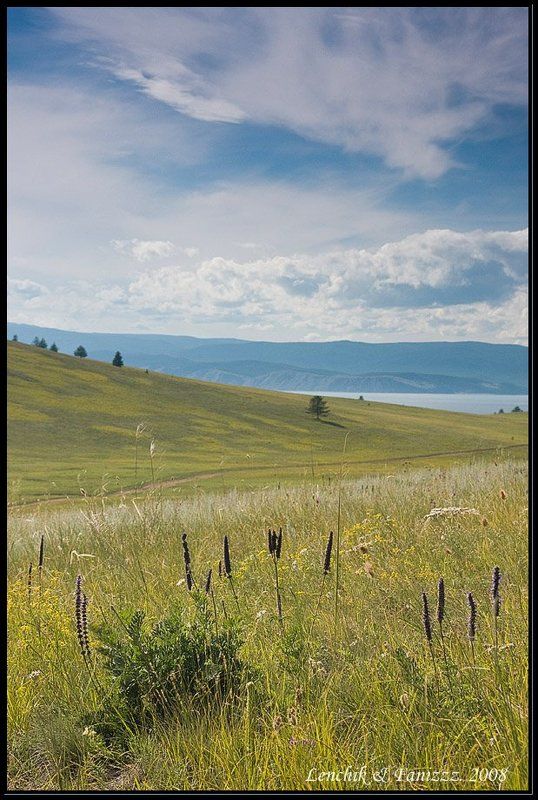 ольхон, байкал, остров. озеро, трава, горы, фаниз, лена, ардисламов Ольхонские просторы фото превью
