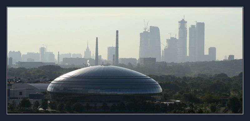 город,купола,москва,высотка,сталинка,церковь,утро,кулешов, сити Урбанистическая....Московская... фото превью