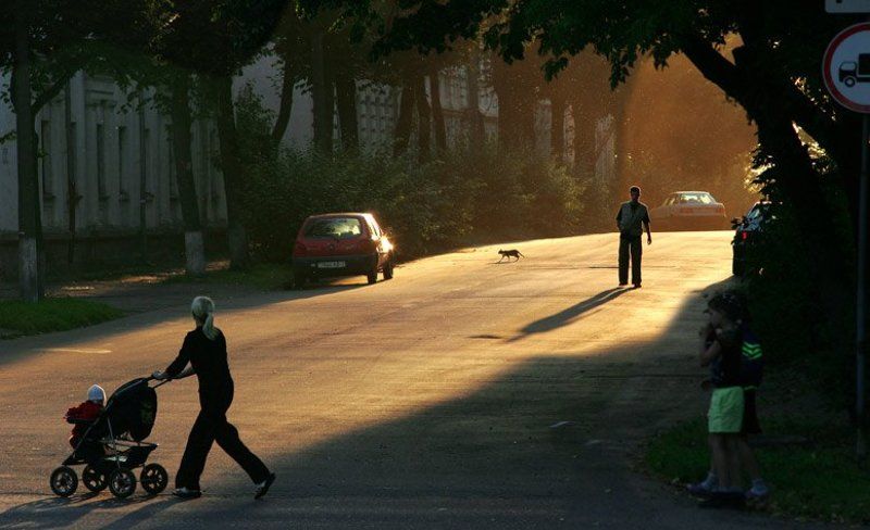 улица,вечер ВИТЕБСК.ВЕЧЕР фото превью