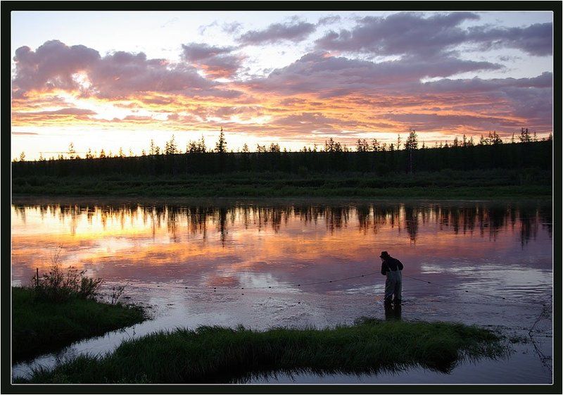 утро, река,рыбак Утро рыбака 2 фото превью