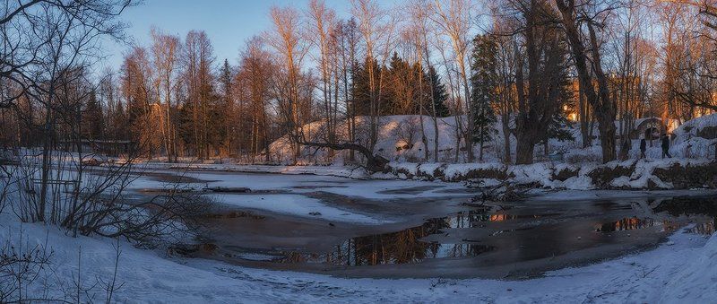Прогулка на закате фото превью