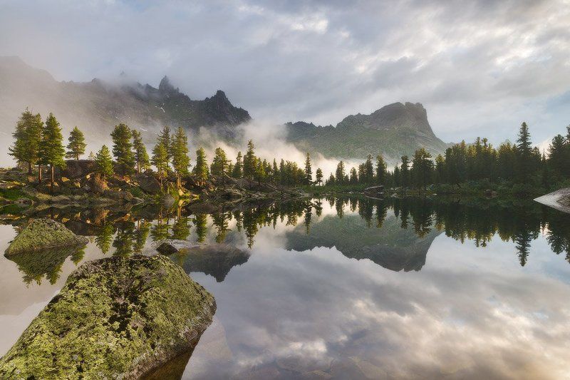 ергаки, ergaki ~ Зеркальное утро ~ фото превью