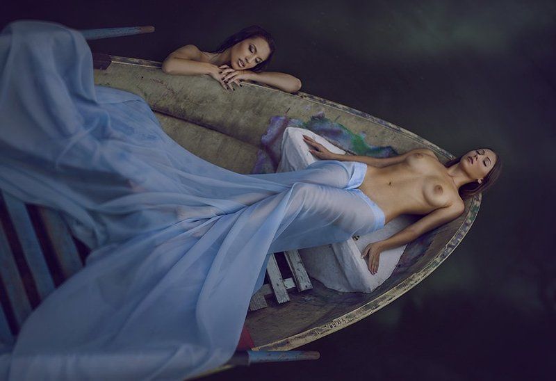 kladyk, кладык, река мертвых. девушки, Through the dark waters of Styx. фото превью