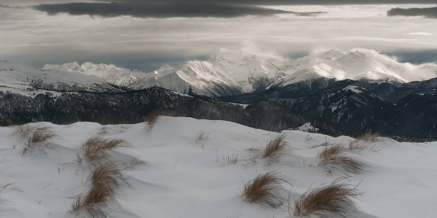 горы, кавказ. март,весна, тхач, ветер, ФЁДОР