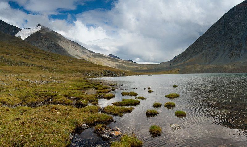 горы, алтай, река, елангаш, озеро, атаккель Атаккель фото превью