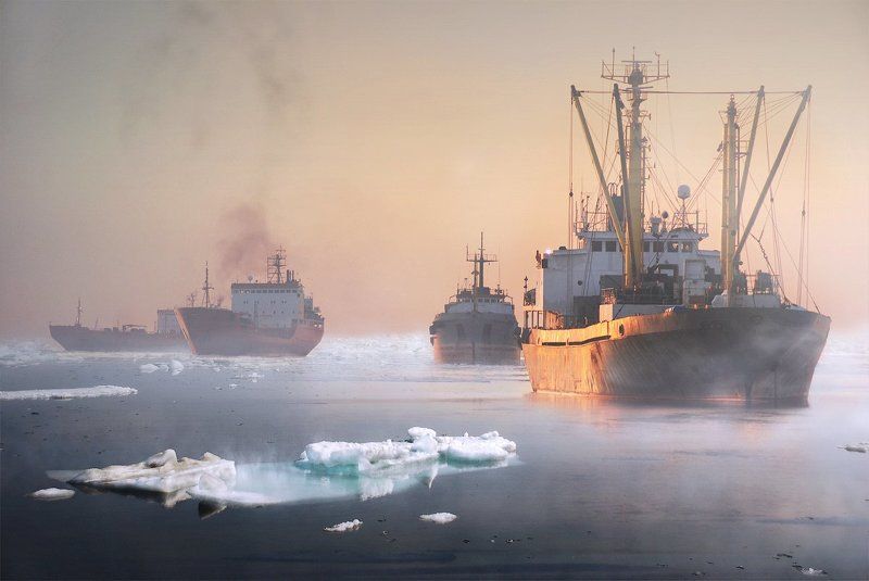 Morning haze фото превью