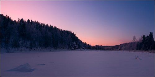 ...  в нежных красках северных закатов
