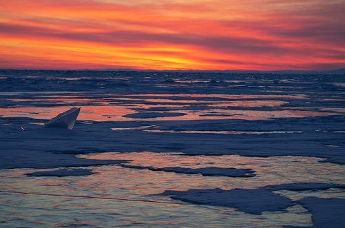 Горячий ледяной рассвет...