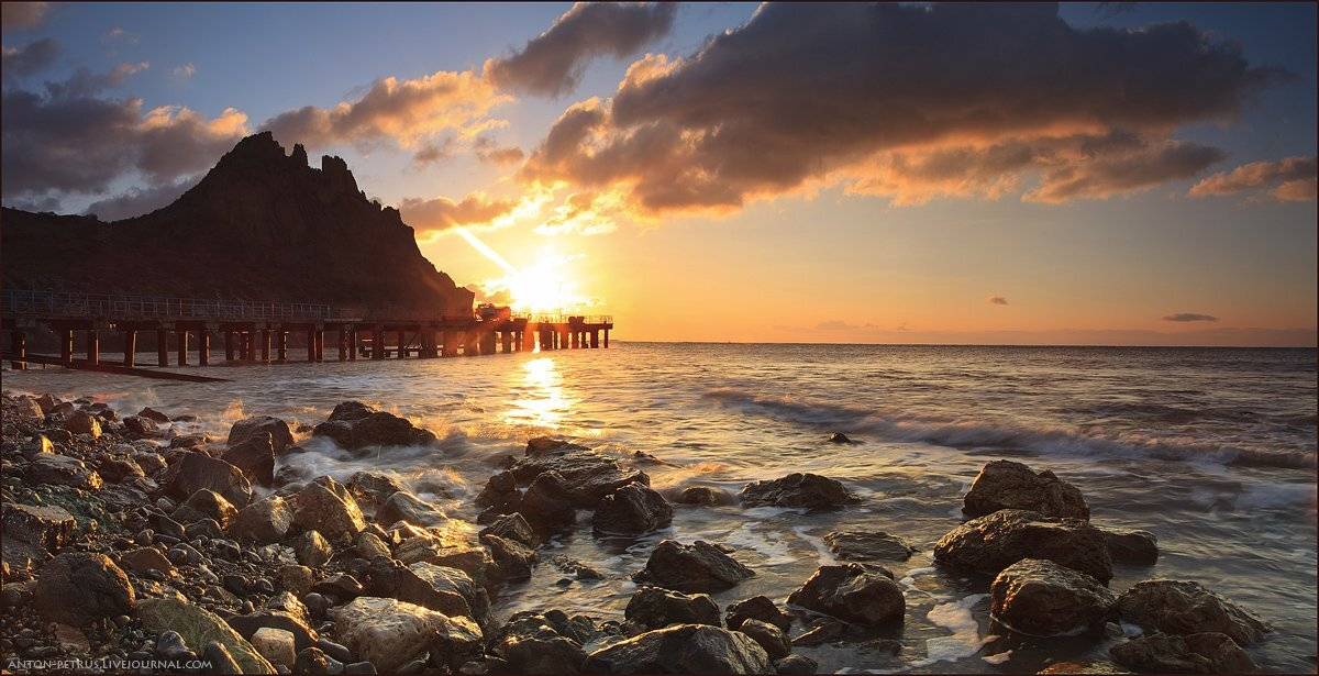 карадаг,крым,море,рассвет,утро,весна,солнце, Антон Петрусь