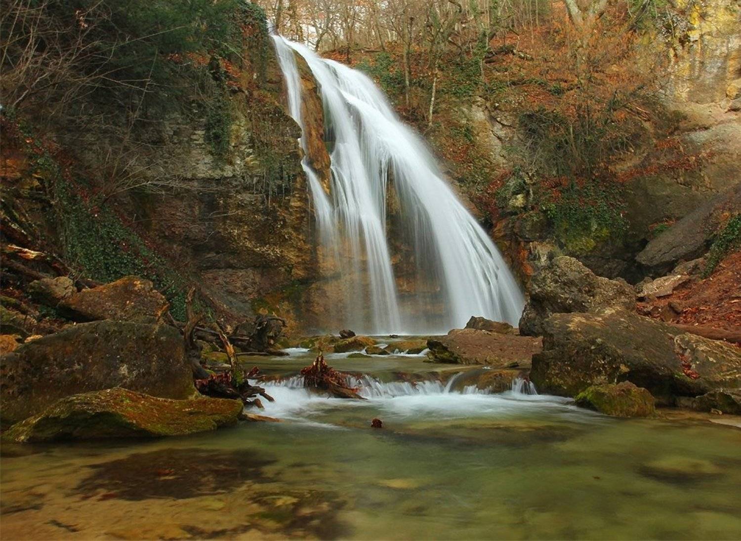 крым, водопад, джур-джур, Ситкин Игорь