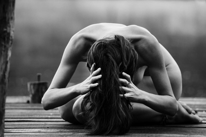 morning, girl, naked Facing the morning фото превью