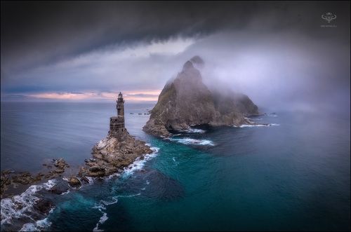 Маяк Анива с высоты полета дрона...