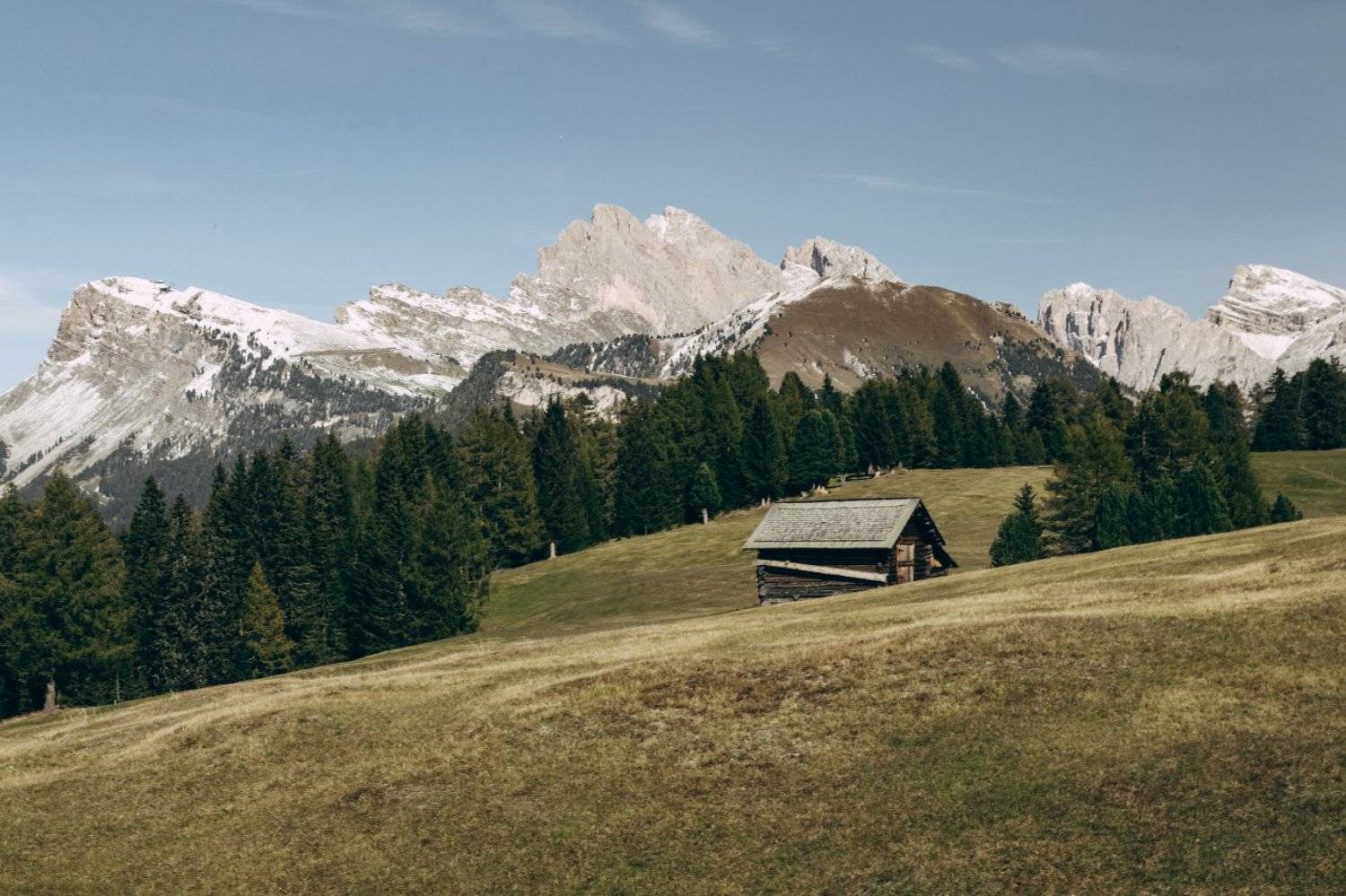 домик; горы; лес; осень, Александр Удовиченко