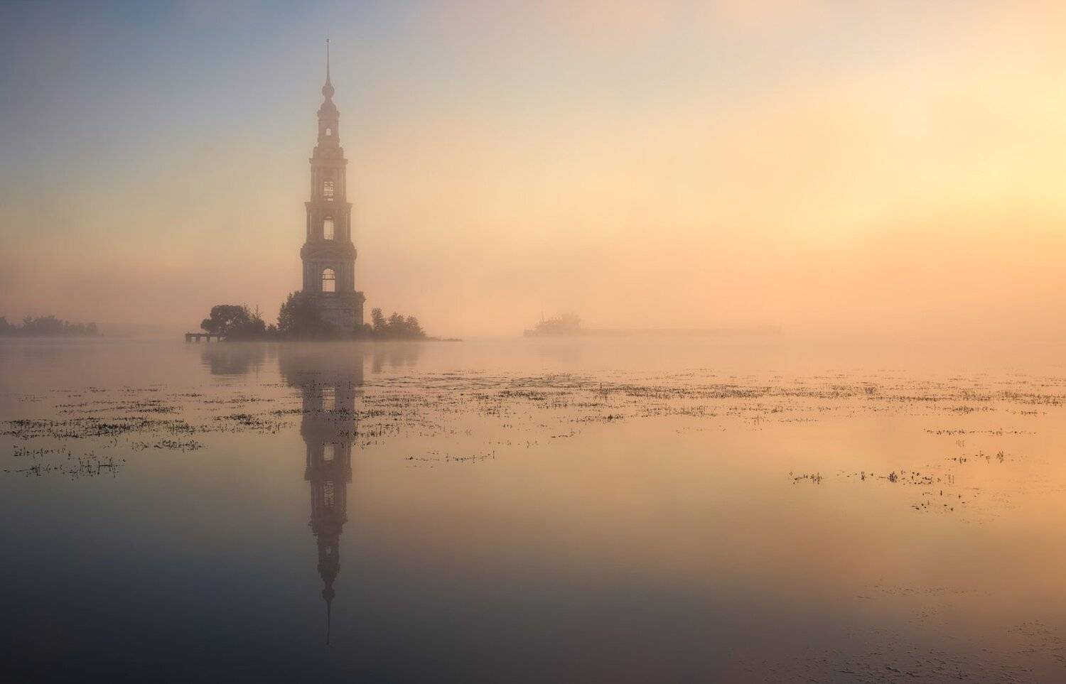 пейзаж, калязин, утро, лето, природа, Виталий Левыкин