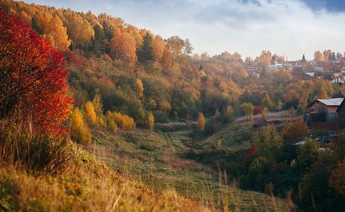 Природа красиво рождается и красиво умирает...