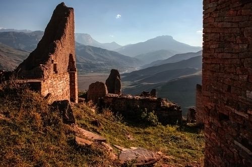 Развалины старого аула..
