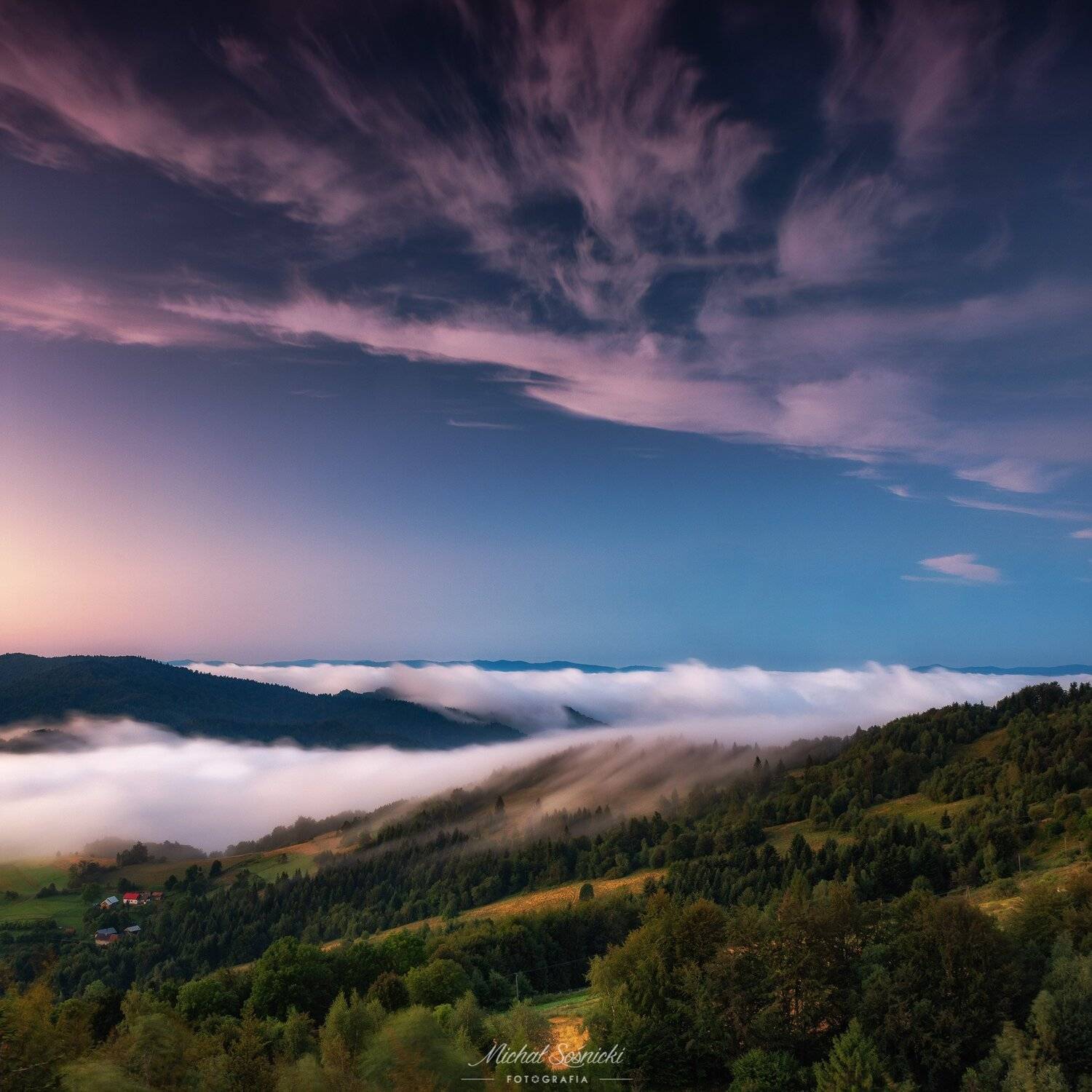 #poland #morning #sunrise #fog #landscape #pentax #benro #benq, Michał Sośnicki