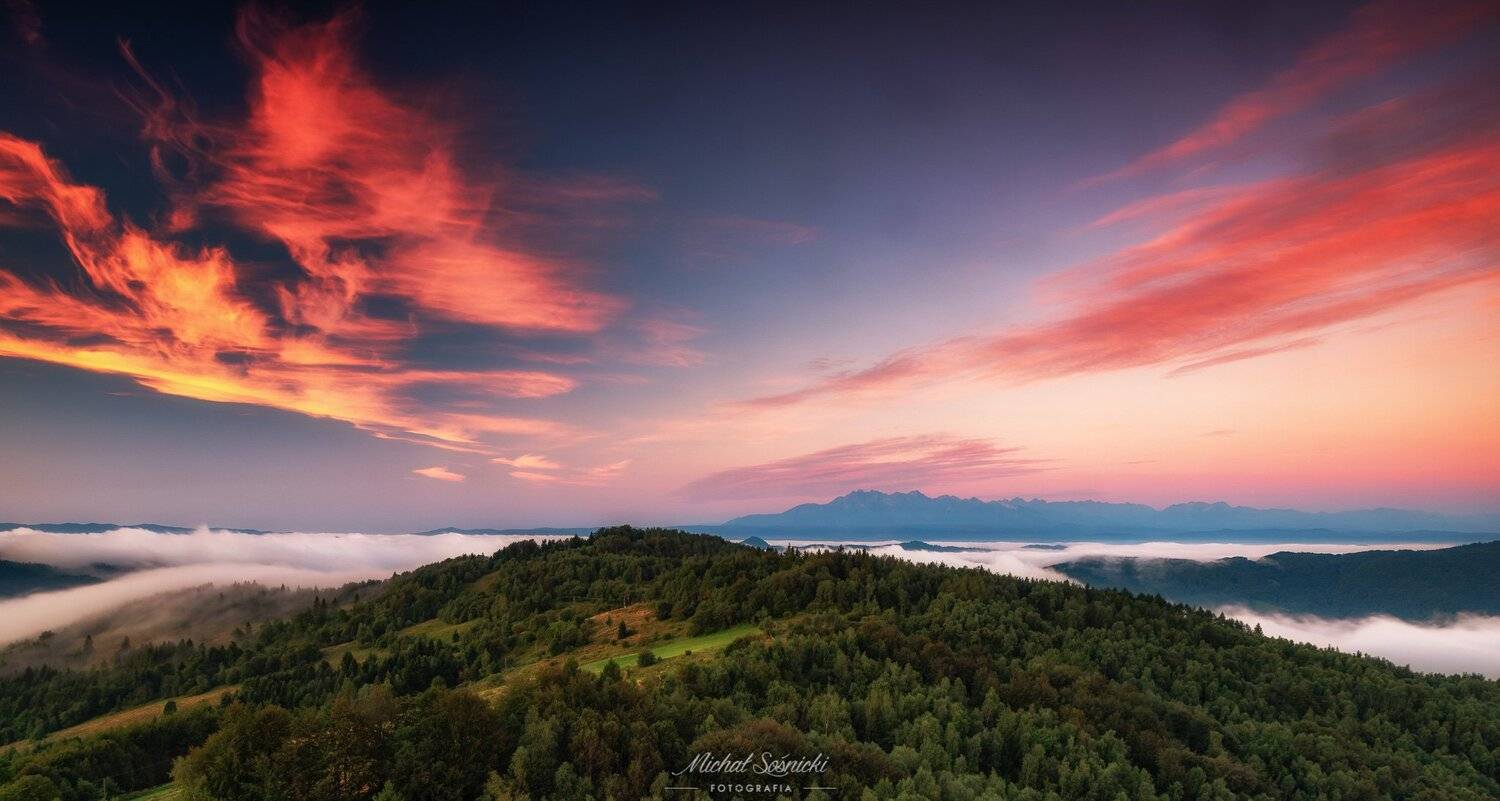 #poland #morning #sunrise #fog #landscape #pentax #benro #benq, Michał Sośnicki