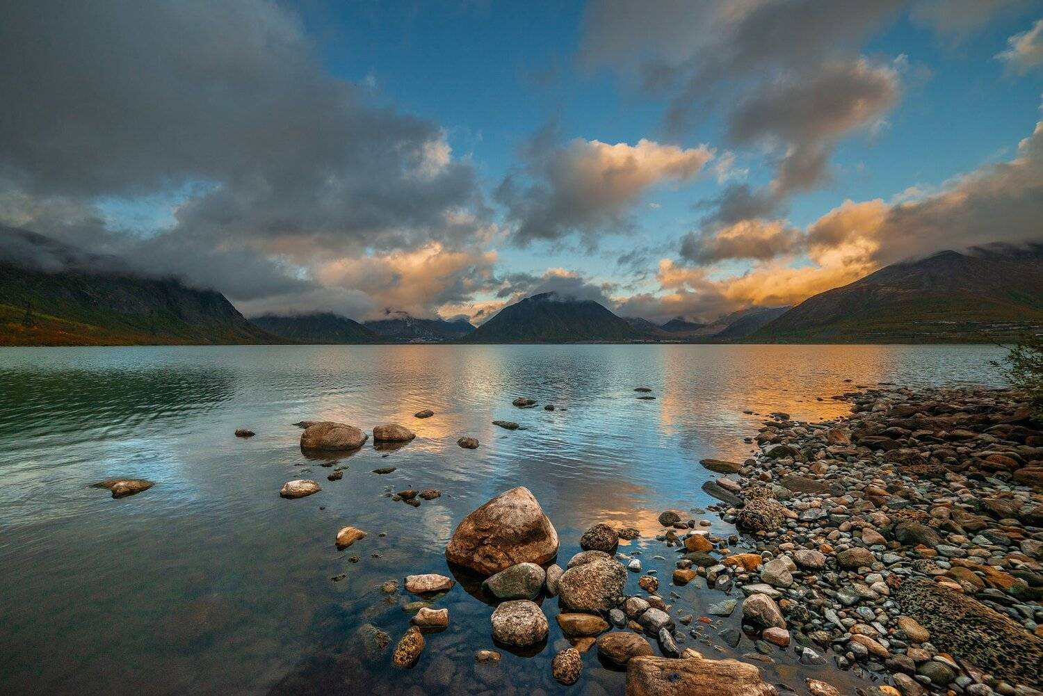 север, кольский, хибины, заполярье,большой вудъявр, осень,, Роман Горячий