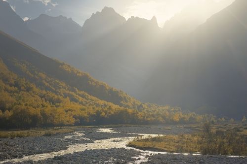 Уходило солнце