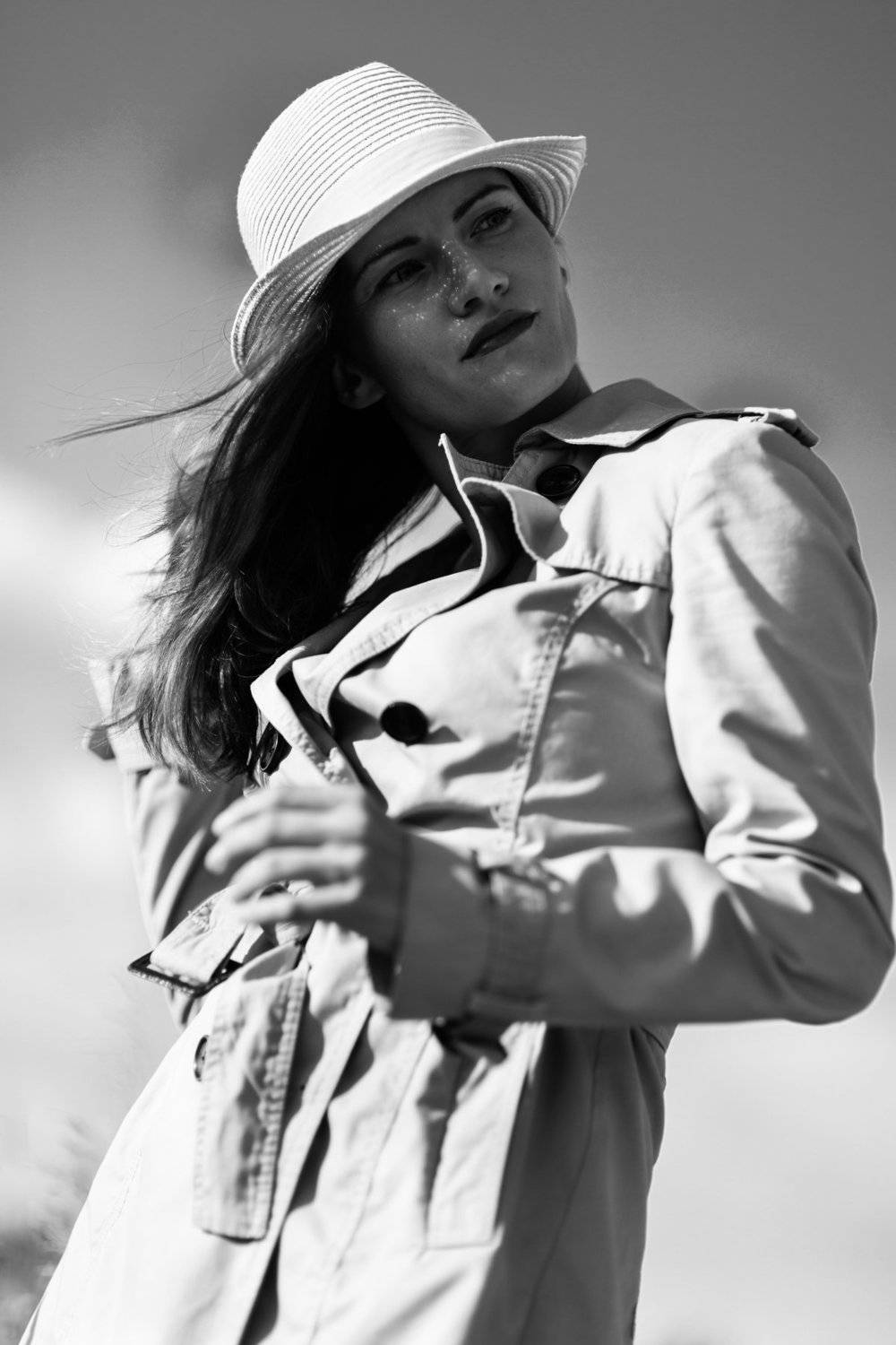 портрет, женский портрет, уличный портрет, шляпа, чб, черно-белая фотография, монохром, bnw, black and white, monochrome, portrait, woman portrait, street portrait, hat,, АлександрТутаев