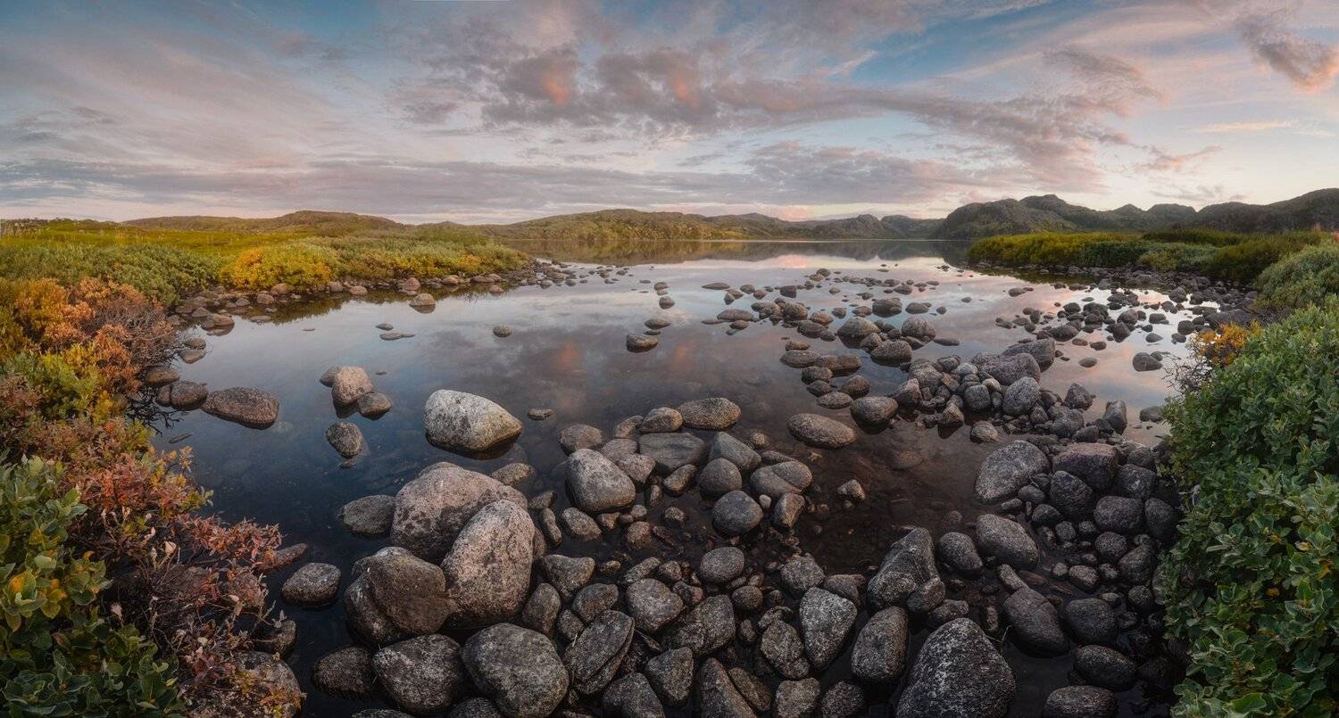 териберка, секретарское озеро, баренцево море, кольский, Сергей Кочергин